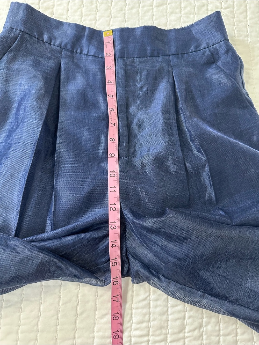 NWT Anthropologie Dolan Sheer Crop Culottes Wide Leg Organza Trousers Pants Navy - Picture 11 of 16